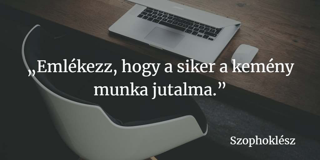 Motivációs idézet a sikerről